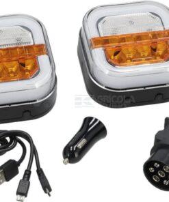 Set de luces frontales LED inalámbricas