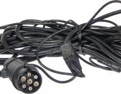 Set de luces con cable LED, 12-24 V, fijación atornillable posterior, cable 12,5 m, Kramp