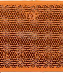 Reflector, naranja, rectangular