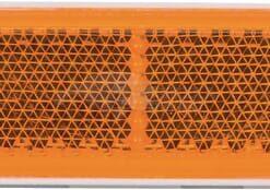 Reflector, naranja, rectangular