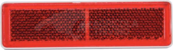 Reflector, rojo, rectangular 2 Reflector, rojo, rectangular