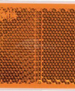 Reflector, naranja, rectangular