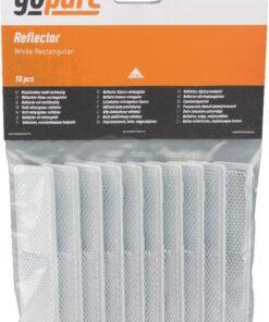 Reflector, blanco, rectangular
