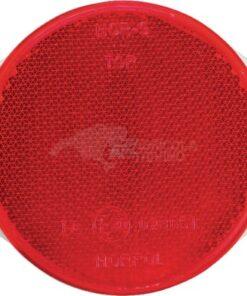 Reflector, rojo, redondo