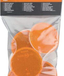Reflector, naranja, redondo