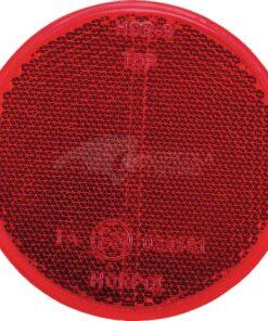 Reflector, rojo, redondo