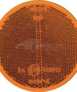 Reflector, naranja, redondo