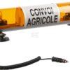 Barra luz rotativa halógena, "Convoi Agricole", ámbar/blanco, 12 V, 755 mm, fijación magnética, Sirena