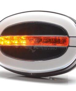 Luz frontal LED multifunción, ovalada, 12-24V, 136,4 x 91 x 40 mm, Kramp 18 Luz frontal LED multifunción, ovalada, 12-24V, 136,4 x 91 x 40 mm, Kramp