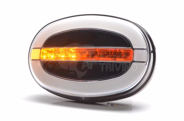 Luz frontal LED multifunción, ovalada, 12-24V, 136,4 x 91 x 40 mm, Kramp 8 Luz frontal LED multifunción, ovalada, 12-24V, 136,4 x 91 x 40 mm, Kramp