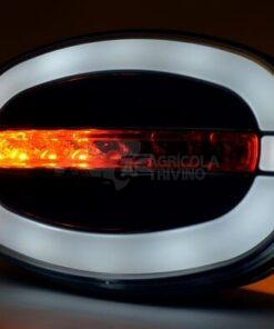 Luz frontal LED multifunción, ovalada, 12-24V, 136,4 x 91 x 40 mm, Kramp 19 Luz frontal LED multifunción, ovalada, 12-24V, 136,4 x 91 x 40 mm, Kramp