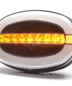 Luz frontal LED multifunción, ovalada, 12-24V, 136,4 x 91 x 40 mm, Kramp 15 Luz frontal LED multifunción, ovalada, 12-24V, 136,4 x 91 x 40 mm, Kramp