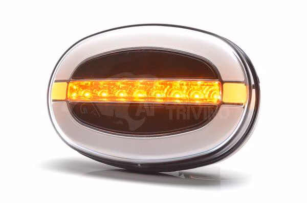 Luz frontal LED multifunción, ovalada, 12-24V, 136,4 x 91 x 40 mm, Kramp 7 Luz frontal LED multifunción, ovalada, 12-24V, 136,4 x 91 x 40 mm, Kramp