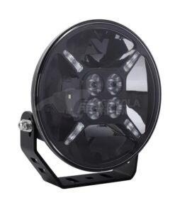 Faro LED, 60 W, redondo, 9-36 V, Ø180 mm, luz de carretera, doble luz de aparcamiento, Kramp