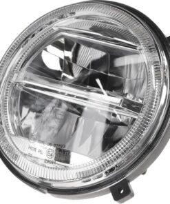 Faros LED, 22/21 W, redondos, 9-36 V, Ø140 mm, luz alta/luz baja, conector H4, par, Kramp 36 Faros LED, 22/21 W, redondos, 9-36 V, Ø140 mm, luz alta/luz baja, conector H4, par, Kramp