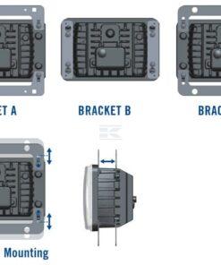 Headlight LED, 23/45W, rectangular, 12-24V, 168x107x82mm, High beam/Low beam, heated, Kramp