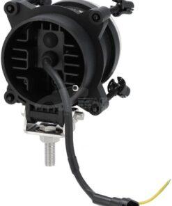 Headlight LED, 25/5W, round, 10-30V, diameter 90mm, high beam, position light, H9 connector, Kramp