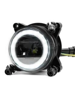 Headlight LED, 25/5W, round, 10-30V, diameter 90mm, high beam, position light, H9 connector, Kramp