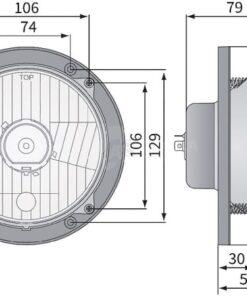 Unidad faro delantero H4 6 Unidad faro delantero H4