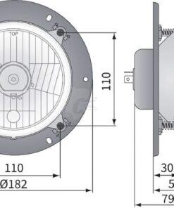 Unidad faro delantero H4