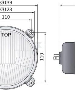 Faro delantero R2 UK 5 Faro delantero R2 UK