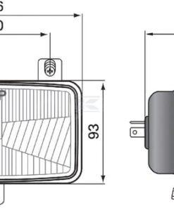 Faro delantero H4