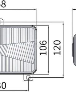 Faro delantero H4