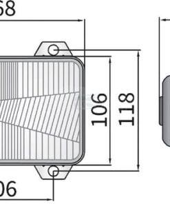 Faro delantero H4