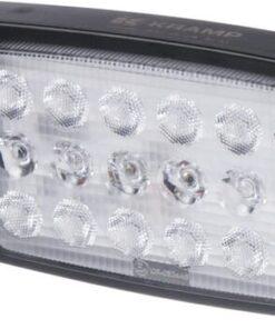 Luz de trabajo LED 27 W, 3375 lm, rectangular, 10-30 V, blanca, 182,5x48x101,5 mm, enchufe AMP Combo, 18 LED, Kramp