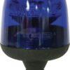 Faro destellante doble LED Taurus, azul, 12/24 V, fijación mástil flexible, Sacex