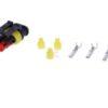 Juego de conectores Superseal de 3 clavijas enchufe precableado hembra de 20 cm