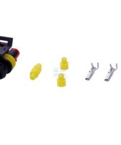 Juego de conectores Superseal de 3 clavijas hembra