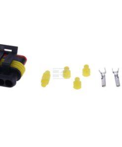 Juego de conectores Superseal de 4 clavijas hembra