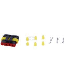 Juego de conectores Superseal de 5 clavijas hembra