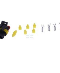Juego de conectores Superseal de 3 clavijas macho + hembra