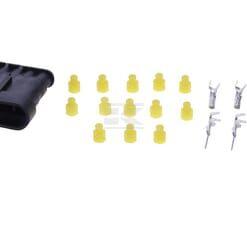 Juego de conectores Superseal de 6 clavijas macho + hembra