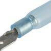 Conector de cuchilla macho termorretráctil, azul, 1,5-2,5mm², 6,3x4,8mm