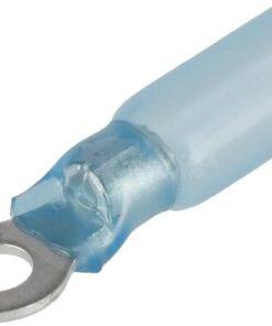 Conector de ojal termorretráctil, azul, 1,5-2,5mm², Ø6,5mm
