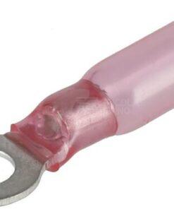 Conector de ojal termorretráctil, rojo, 0,5-1mm², Ø5,3mm