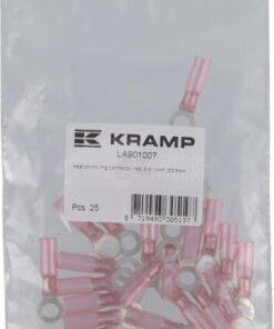 Conector de ojal termorretráctil, rojo, 0,5-1mm², Ø5,3mm 5 Conector de ojal termorretráctil, rojo, 0,5-1mm², Ø5,3mm