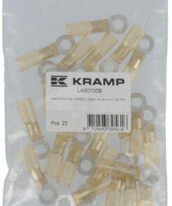 Conector de ojal termorretráctil, amarillo, 4,0-6,0mm², Ø6,5mm