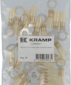 Conector de ojal termorretráctil, amarillo, 4,0-6,0mm², Ø8,4mm