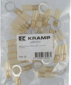 Conector de ojal termorretráctil, amarillo, 4,0-6,0mm², Ø10,5mm