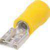 Terminal hembra, amarillo, 4-6mm² 6.3x0.8mm (50 uds.)