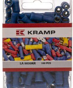Conector empalme cable tipo bala, hembra, 1.5-2.5mm² Ø5mm, azul (100 uds.)