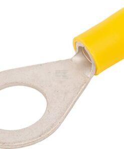 Terminal cable tipo ojal, amarillo, 4-6 mm² Ø10 mm² (50 uds.), Kramp