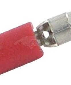 Conector bala macho, rojo, 0,5-1mm² Ø4mm (100 uds.)