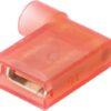 Terminal cable conector angular, rojo 10 Terminal cable conector angular, rojo