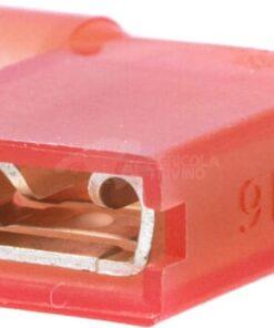 Terminal cable conector angular, rojo 6 Terminal cable conector angular, rojo
