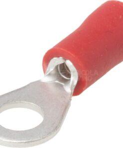Conector de anillo, rojo, 0.5-1mm² Ø4mm (100 uds.)